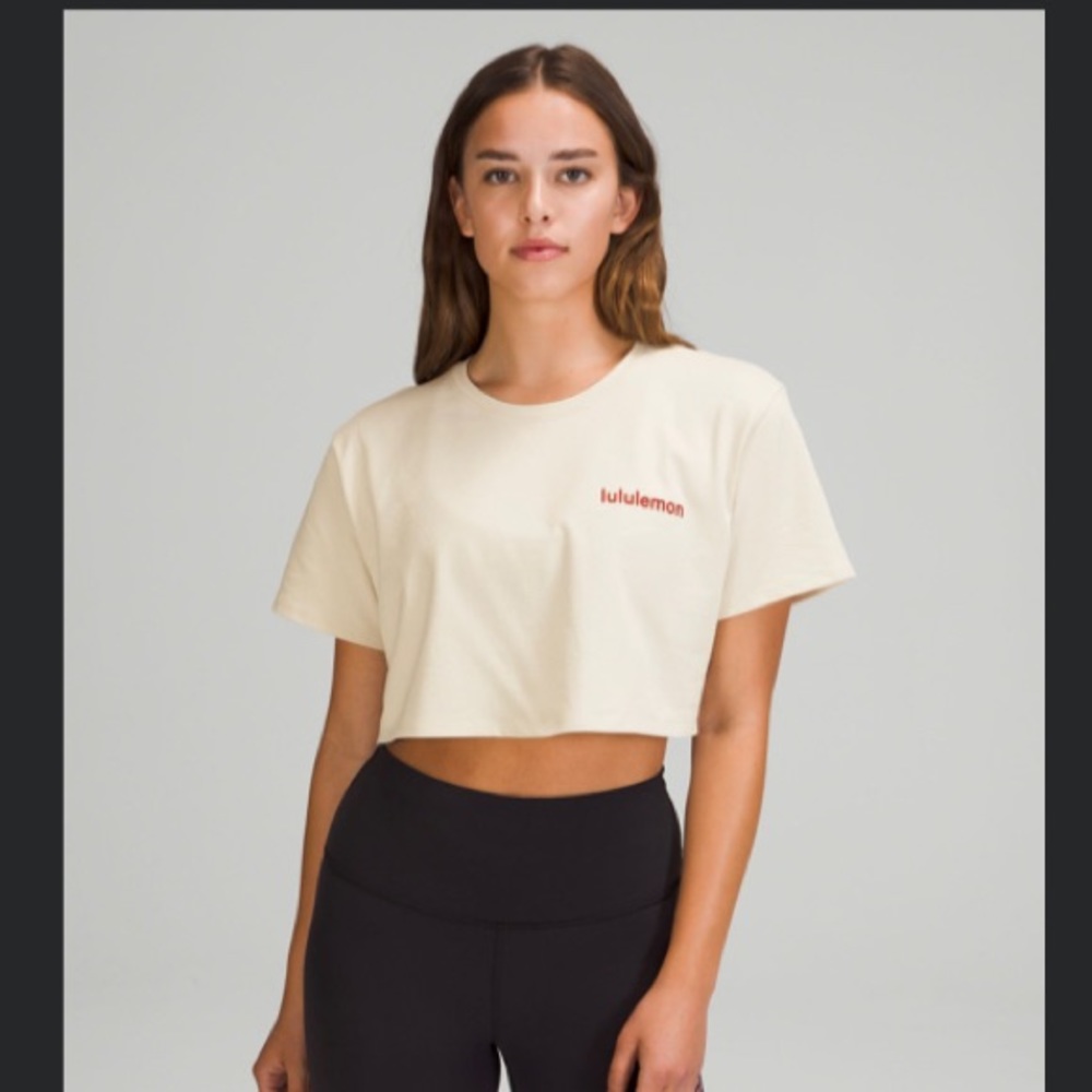 lululemon LA ALL YOURS BOXY CROP T-SHIRT
